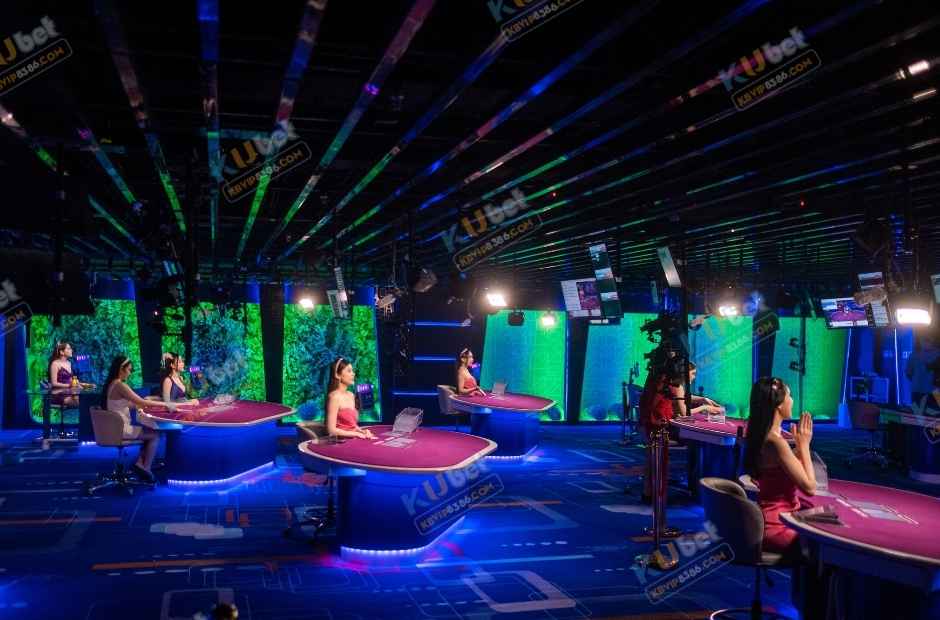 Hiện trường sảnh live tại nhà cái