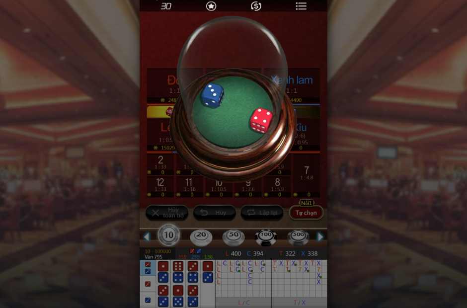 Game xí ngầu xanh đỏ