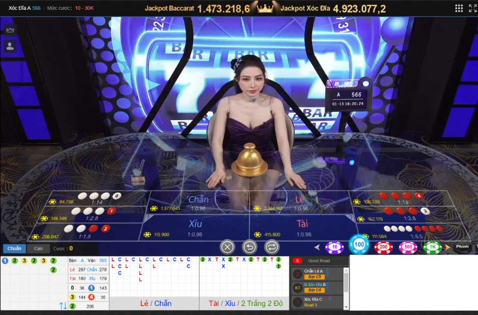 Nền tảng này giúp người chơi tiếp cận xóc đĩa trực tuyến