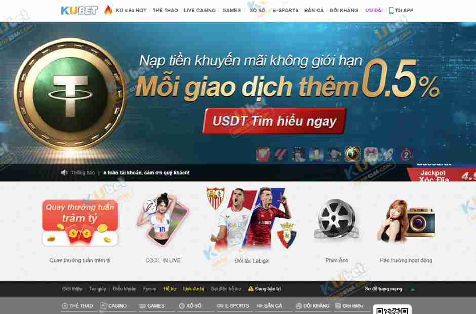 Kubet với hơn 20 năm kinh nghiệm, luôn đặt uy tín lên hàng đầu