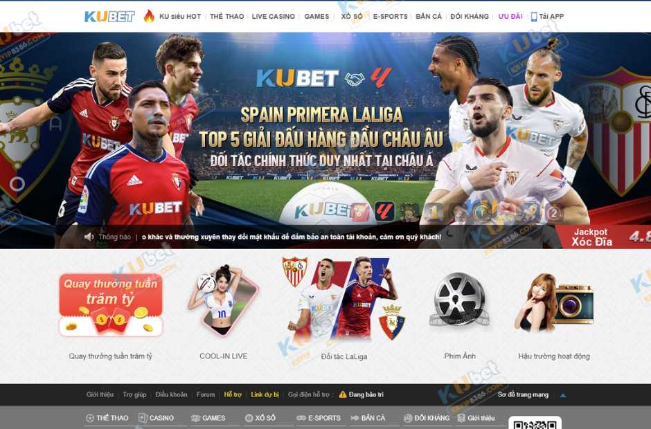 Nhà cái Kubet với 20 năm hoạt động