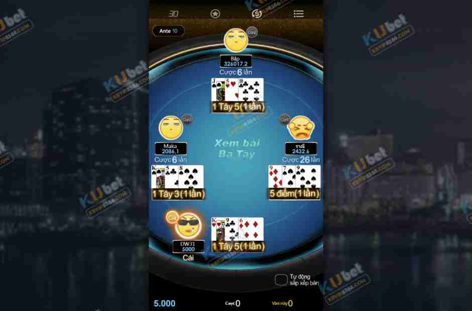Trò chơi được nhà cái Kubet cung cấp