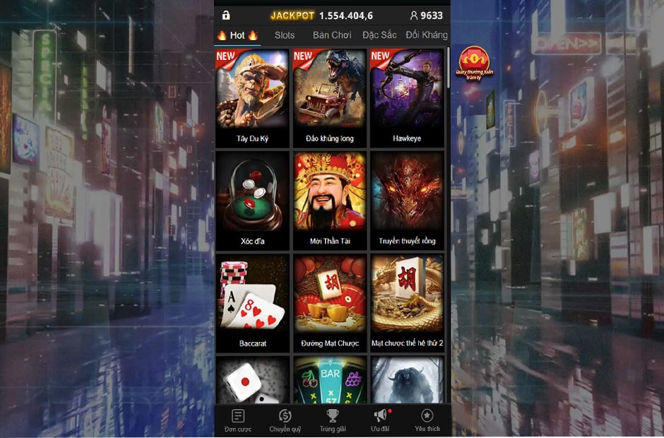 Kho slot game, nổ hũ khổng lồ