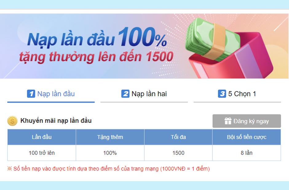 Chương trình khuyến mãi hấp dẫn