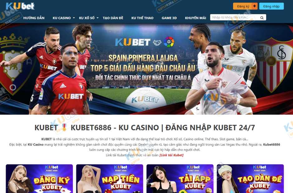 Nhà cái Kubet luôn đặt sự uy tín lên hàng đầu